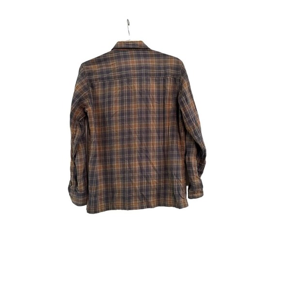 KUHL Mens Brown Sz M Textured Born In The Mountains Long Sleeve Button Up Shirt - Picture 2 of 7